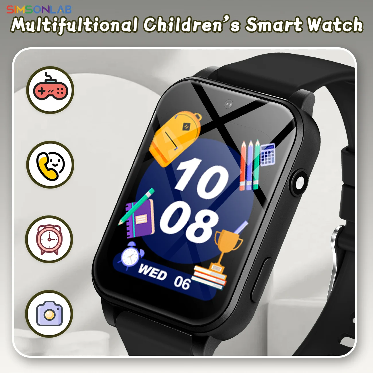 Best Sell Kids Smart Watch Flashlight Camera Control Learn Partner Parent-child Game Christmas Gift First Choice Boy Girl 2026