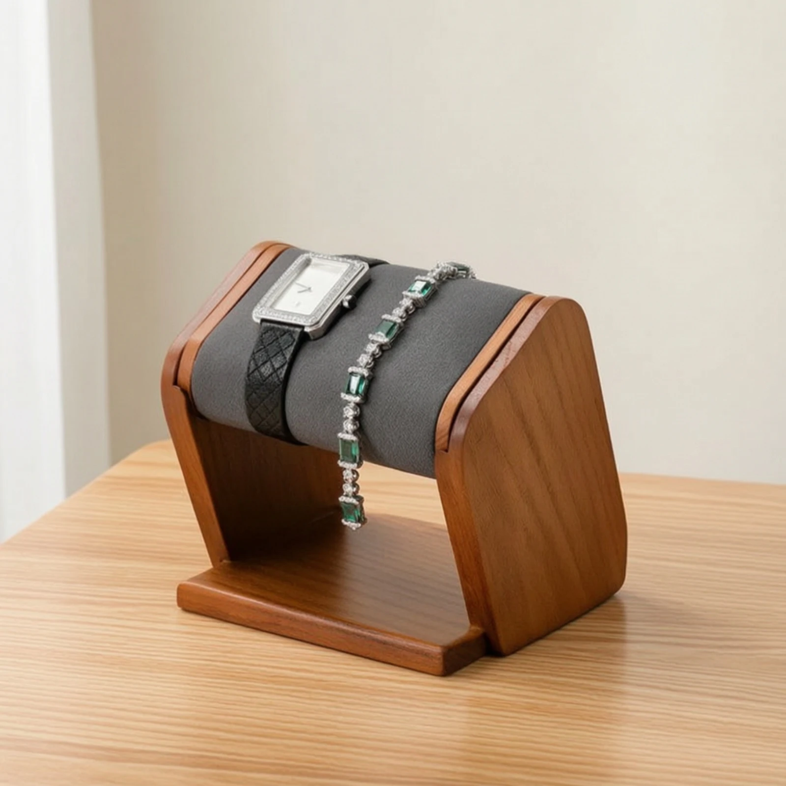 Watch Stand with Padded Support Stable Watch Display Stand Sturdy Safeguarding for Collectors, Dresser, Countertop