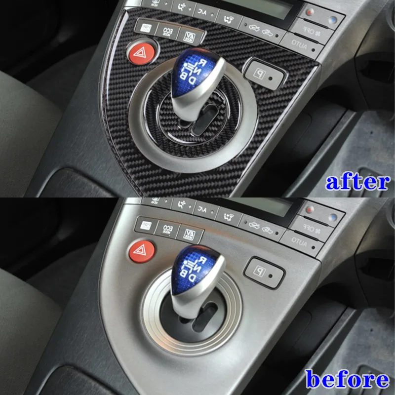 

For Toyota 12-15 Prius Interior Modifications Carbon Fiber Central Control Position Panel Decoration Stickers