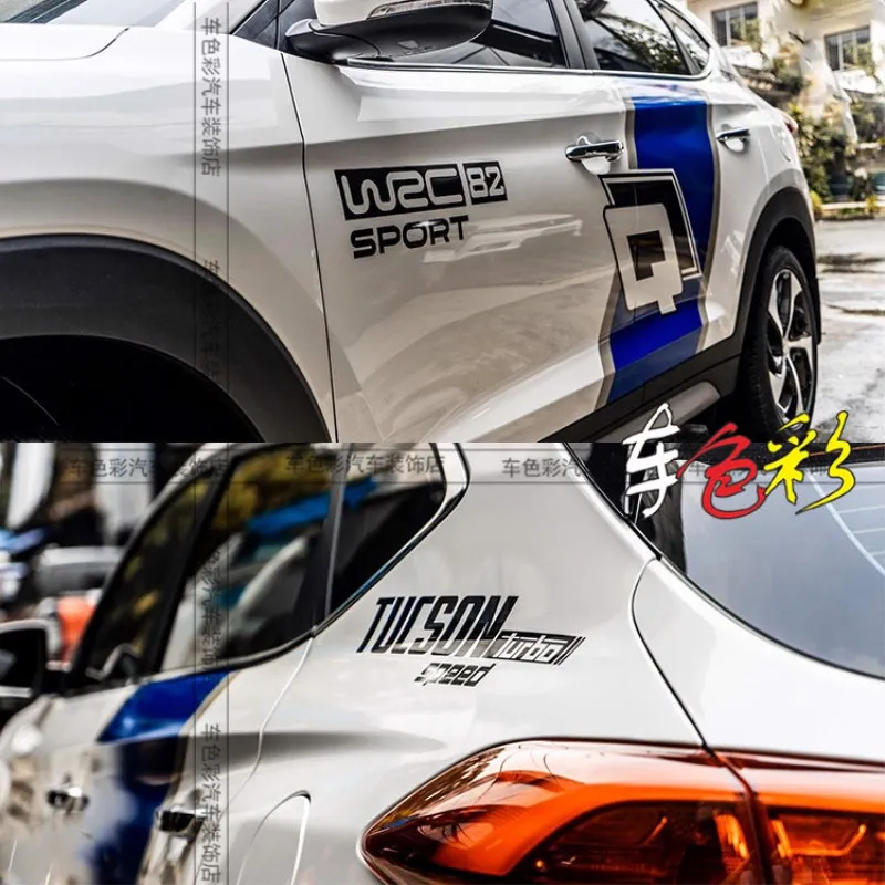 

New Car Stickers FOR Hyundai TUCSON Body Modification Custom Car Film Sports Decor Vinyl Car Decal Accessories