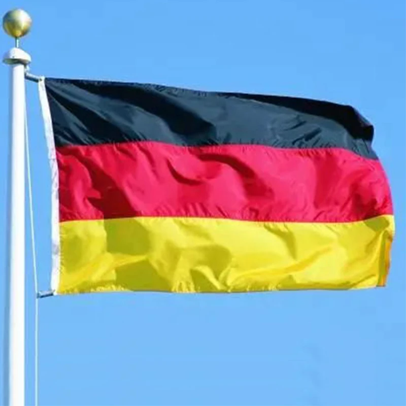 90X150cm  National Emblem Flag  double penetration polyester hanging Germany National Emblem Flag banner