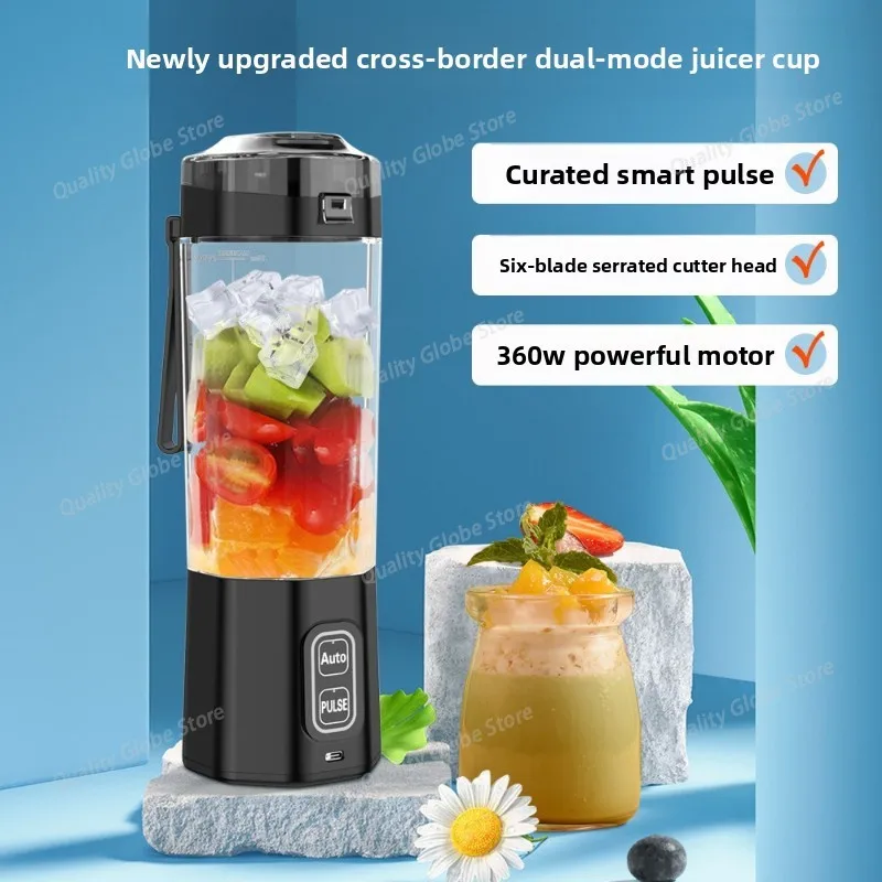 

Portable Electric Juice Maker Blender 700ML USB Rechargeable Fruit Mixer 6 Blades Juicer for Shakes Smoothies Fresh Juicing Cup