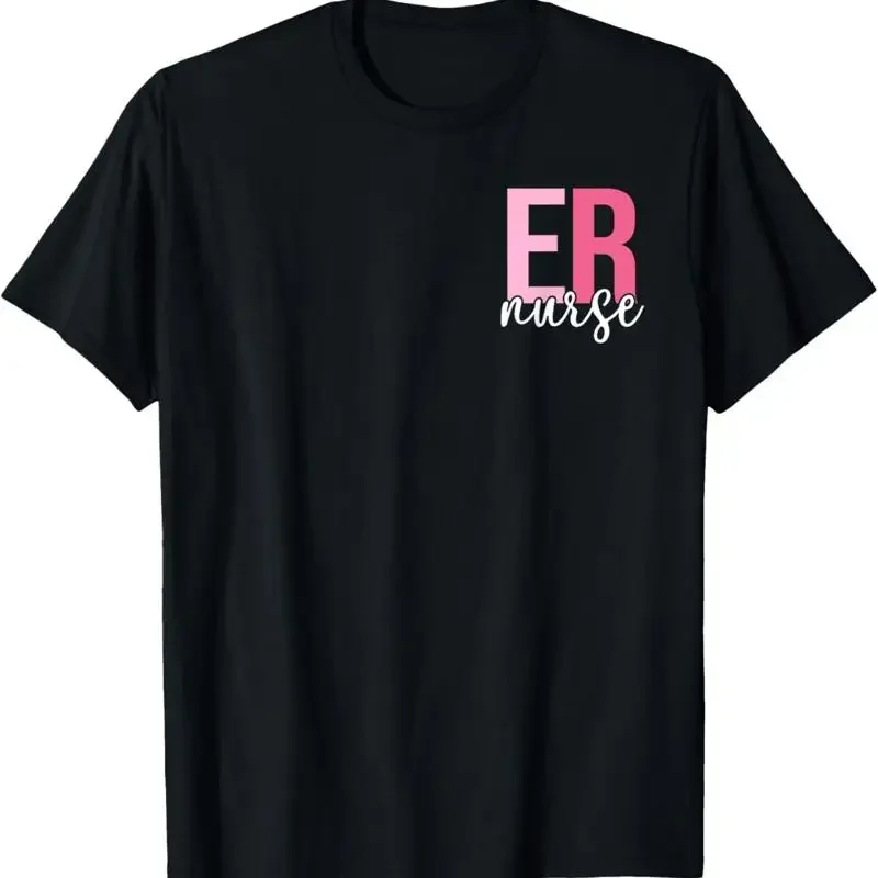 Emergency Department Nurse Er 2 Sided T Shirt