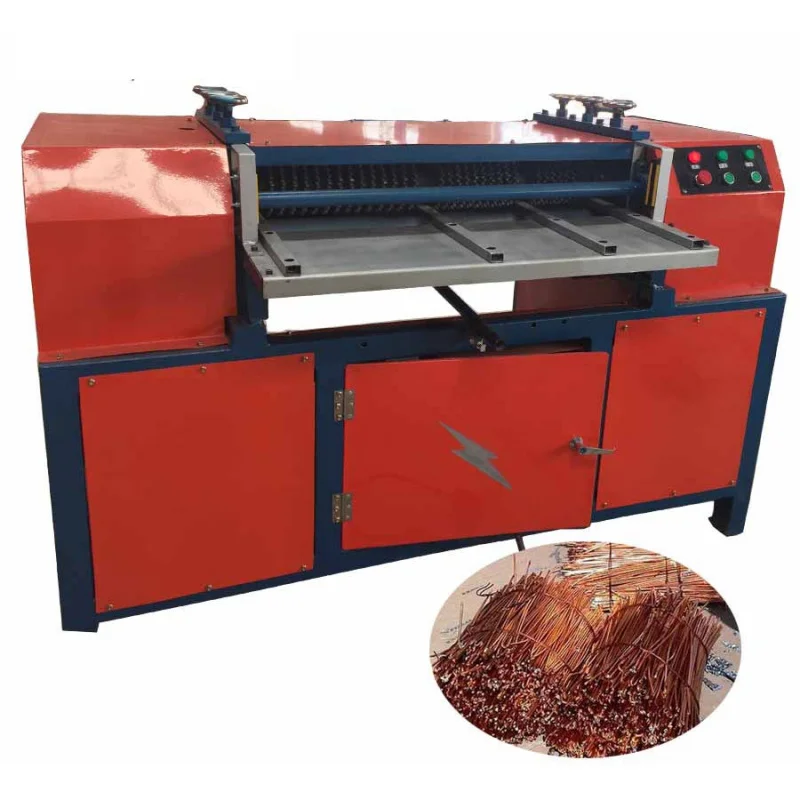 Safety Equipped Conditioner Radiator Recycling To Separate Copper And Aluminum