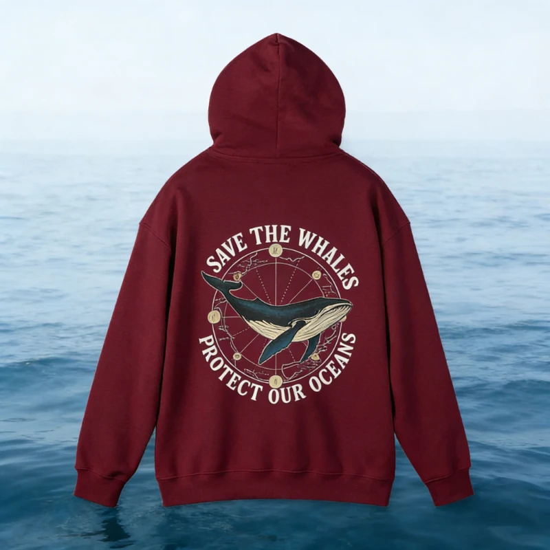 

Одинаковые толстовки с капюшоном для взрослых Save The Whales Humpback Protect Our Oceans Salted Granola Girl Beach Animal, осенне-зимняя толстовка