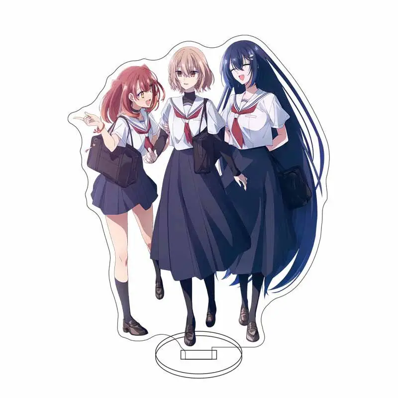 16CM Anime Acrylic Stand This Monster Wants to Eat Me‌ Hinako Yaotose Shiori Omi Miko Yashiro Cos Figure Ornaments Gifts