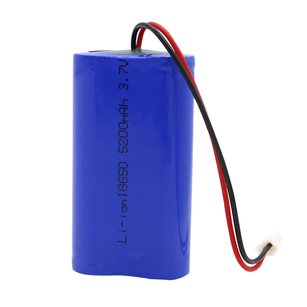 3.7V 5200mAh lipo battery 18650 with pack protection board for RC Toys Electric toy security facilities parts 3.7 V XH2.54 Plug