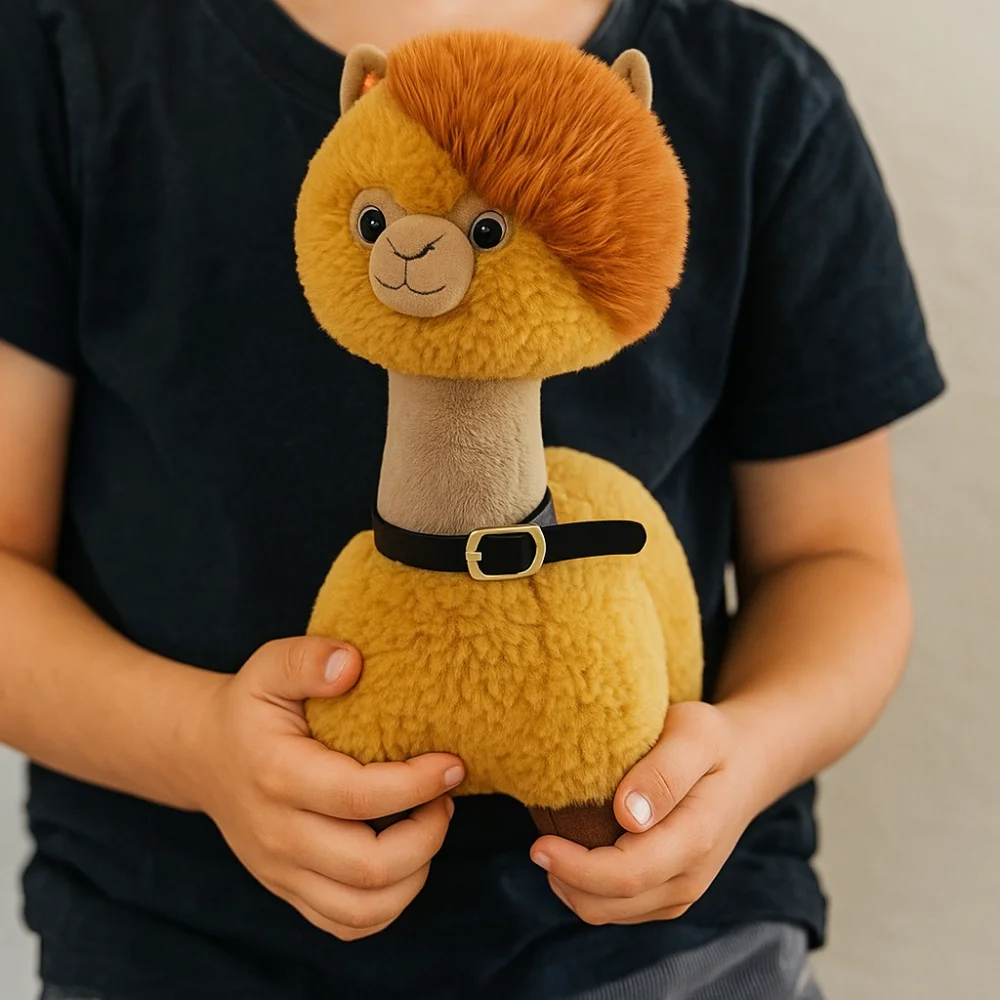 

Милая хлопковая кукла-ягненок из полипропилена, пушистая мягкая альпака, удобная коллекция, мягкие игрушки с животными, подарки на день рождения