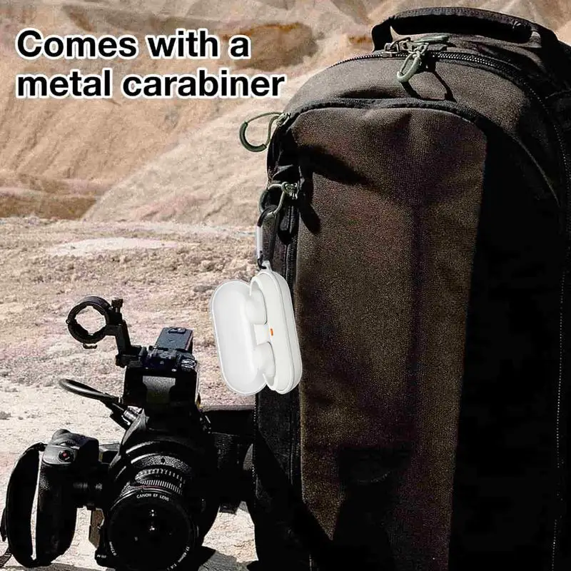 حافظة لهاتف SNY WF-C500 ملحقات سماعات الأذن غطاء صندوق شحن حافظة لهاتف Soy WF C500 غلاف من البولي يوريثان مع سلسلة مفاتيح مضادة للضياع