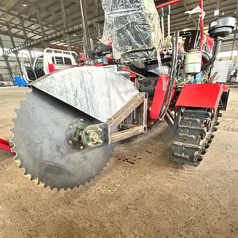 Crawler Rotary Tiller 25hp 35hp Agricultural Farm Equipment Mini Farming  Crawler Cultivator