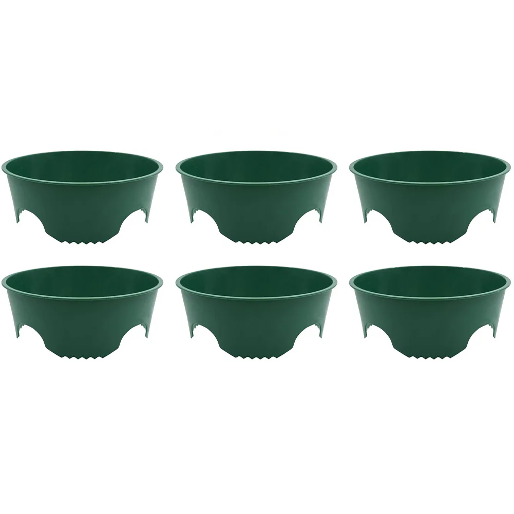 Garden Plant Protection Shield Green Plastic Ground Cover for Root Stability Pest Deterrence Water Conservation 6pcs 1pc Option