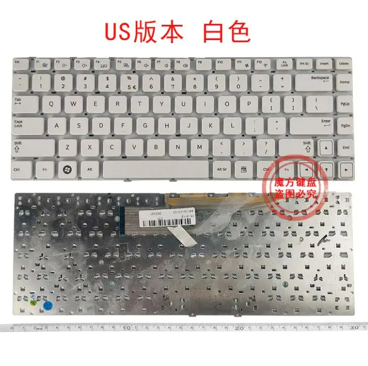 Teclado blanco estadounidense para Samsung NP300 300V4A 300E4A NP300V4A NP300E4A E4A V4A