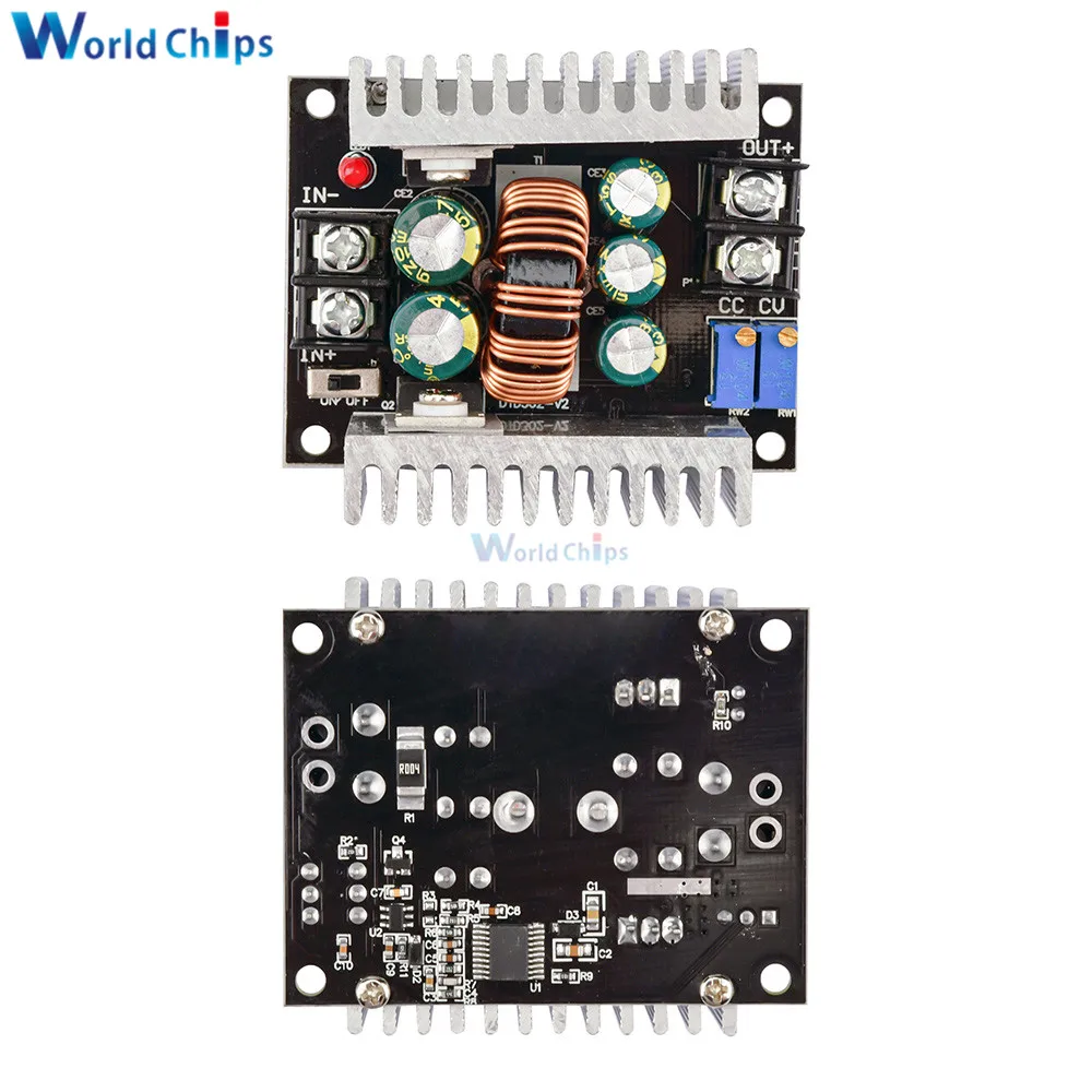 DC-DC Buck Converter Step Down Module 300W 20A Constant Current LED Driver Power Step Down Voltage Module Electrolytic Capacitor