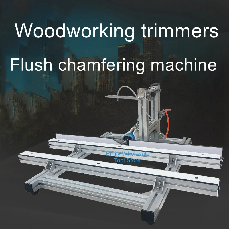 Machine de chanfreinage affleurante, travail de calcul, profilage, armoires avec machine de chanfreinage affleurante, machine de coupe