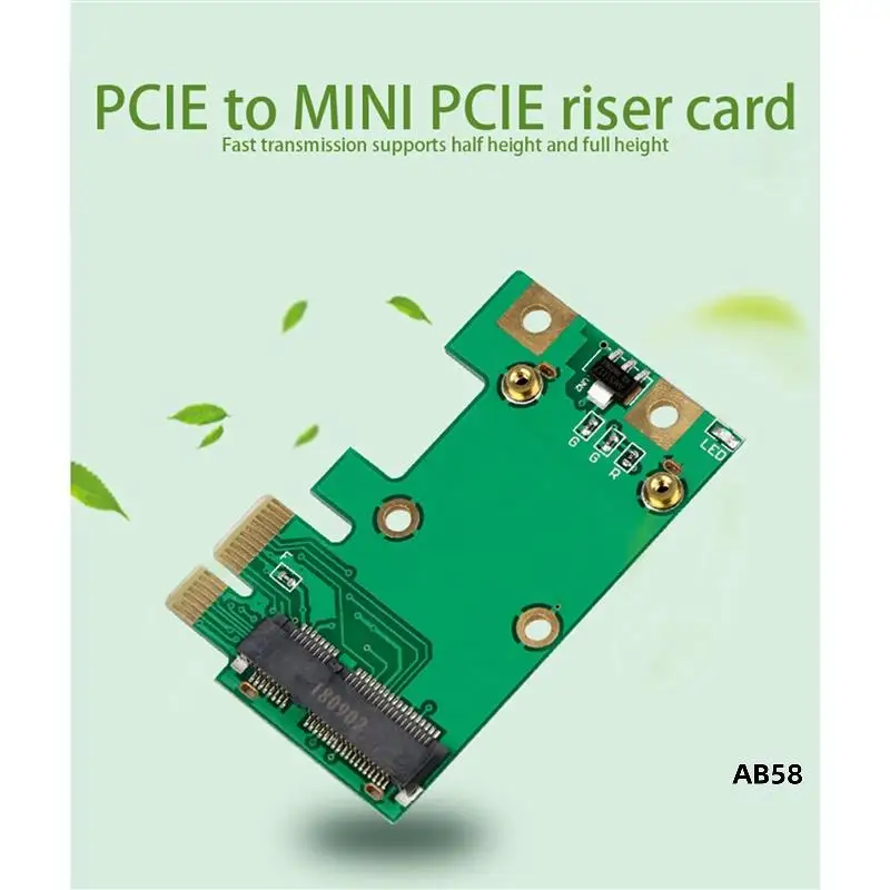 10X PCIE To Mini PCIE Adapter Card, Efficient, Lightweight And Portable Mini PCIE To USB3.0 Adapter Card