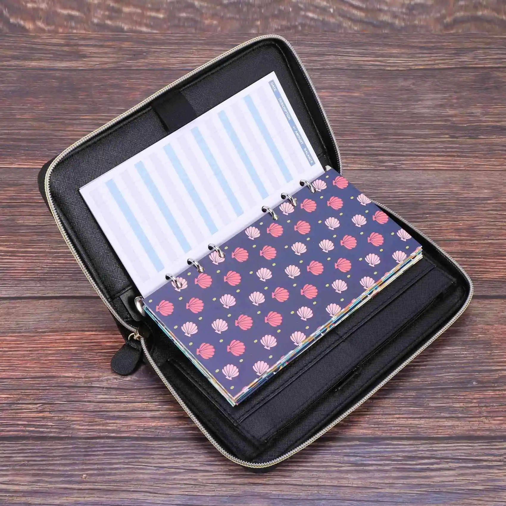 ABRI-All-In-One Cash Envelopes Wallet System With 48 Budget Envelopes And 48 Budget Sheets For Financial Planner