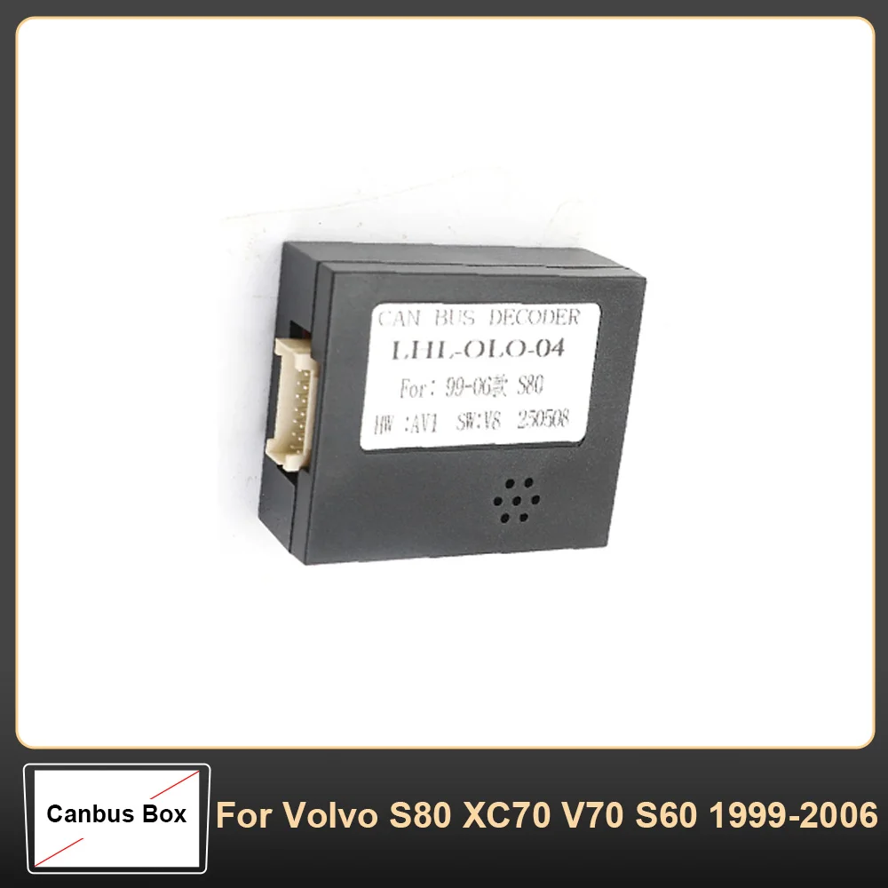 16Pin Car Wiring Harness Adapter Canbus Box Decoder Android Radio Power Cable For Volvo S80 XC70 V70 S60 1999-2006