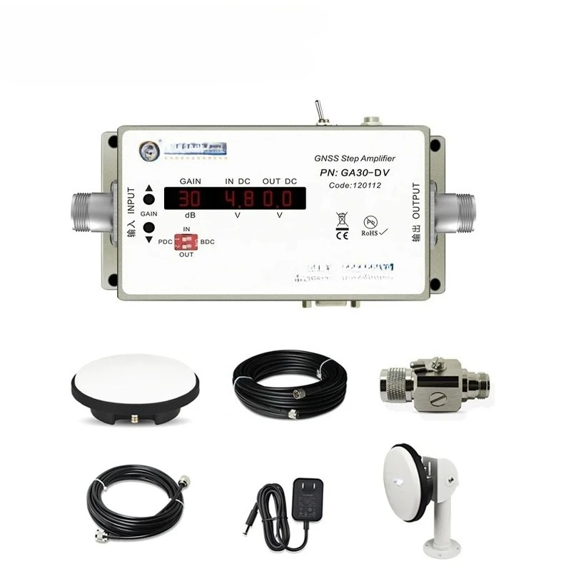 

Digital Gain Adjustable GPS and GNSS Repeater Kit | GNSSRK-M-DV