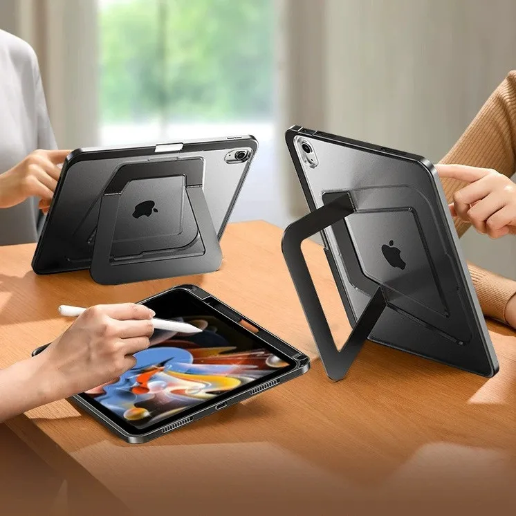 

Чехол для iPad Pro 11 2024 5-го A16 11-го поколения 2025 Air 7 11 6 5 4 10,2 10-го 10,9 Mini 7 6, несколько регулируемых углов обзора