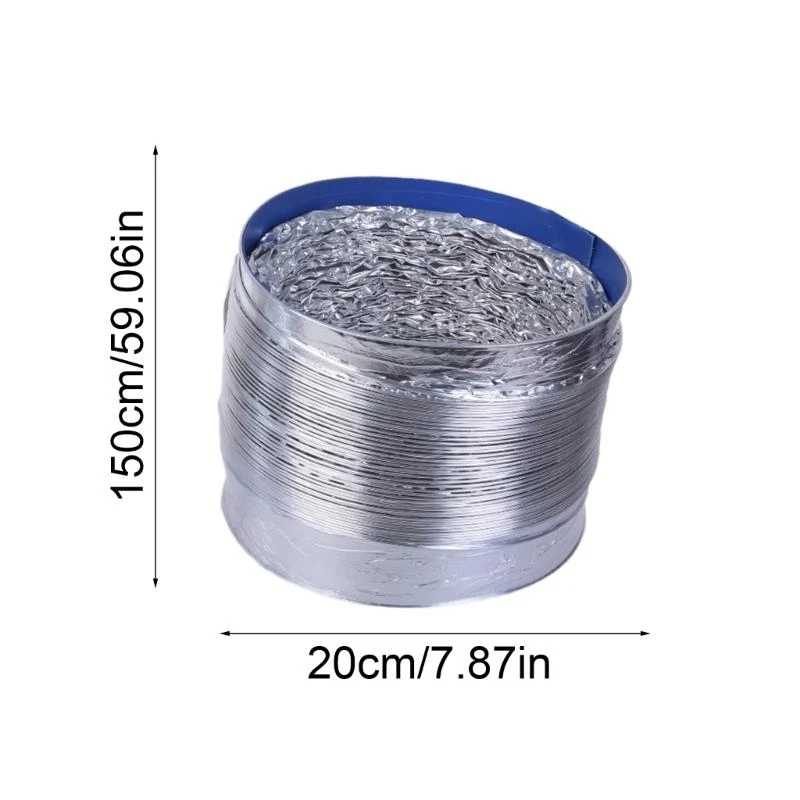 Double Layer Vent Hose Aluminum Fire-proof Ventilation Exhaust