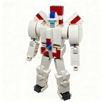 327pcs MOC Jetfire G1 nan Model Building blocks craft toys Brick idea Modular Birthday Education Christmas gifts