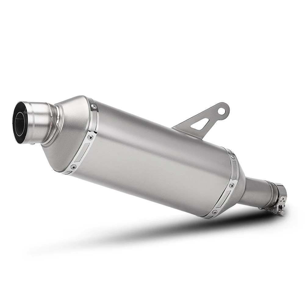 Stainless Steel Mid-link Pipe Exhaust with DB Killer Muffler for CFMOTO 450MT 450SR 450NK, reliable noise reduction effect