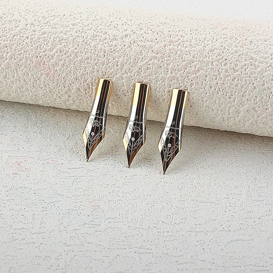 3PCS Jinhao Metal Fountain Pen 26 # Nibs Spare Nibs for 250, 500, 189, 82, 8802, 5000, Dragon Phoenix Pens
