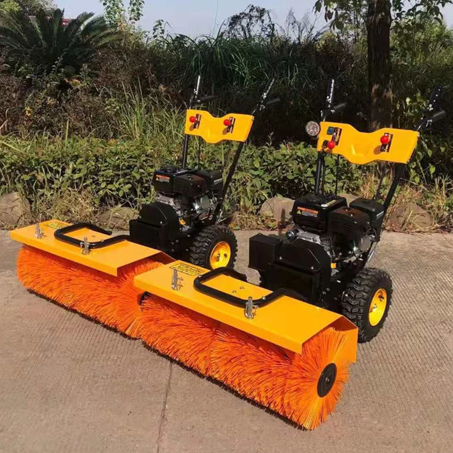 

Multifunction Sweeper With Collection Hand-held Walking Behind Small Snow Sweeper Sweeping Dust,Artificial Turf Football Field