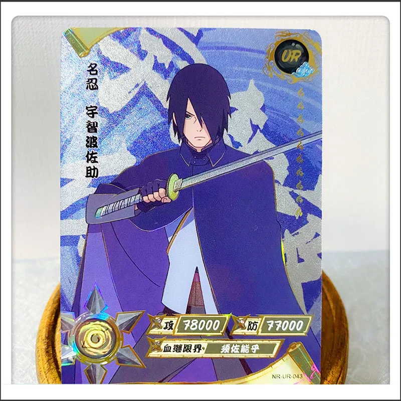 KAYOU Anime NARUTO UR 38-74 Cards Uchiha Sasuke Hyuga Hinata Uchiha Itachi Uzumaki Naruto Jiraiya Rare Card Collectible Kid Toys