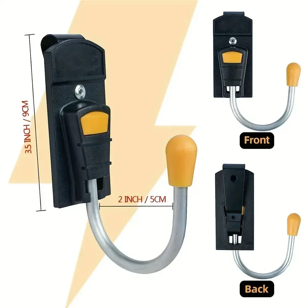 Imagem -06 - Conveniente Ferramenta de Metal Eletricista Trabalhando Multifuncional Titular Gancho Pendurado Fita Capacete Broca Elétrica para Ferramenta Cinto Bolsa Dewalt