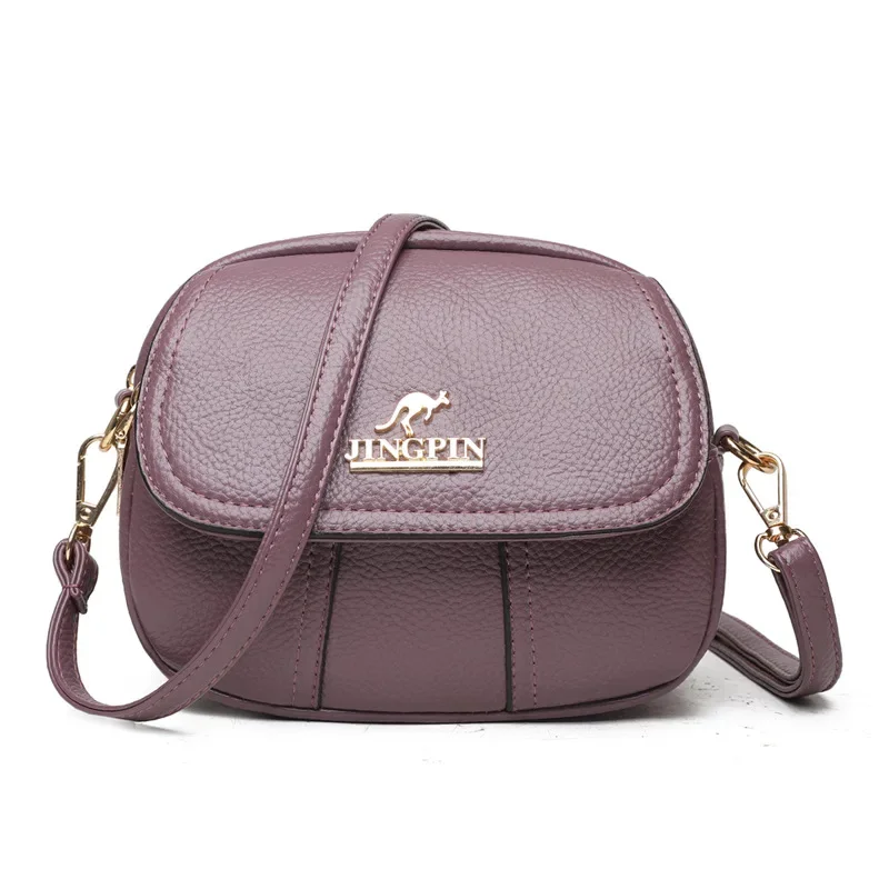 Ladies Fashion Soft Leather Handbag Crossbody Bag for Women\'s New Style Large Capacity Lightweight One Shoulder Bags