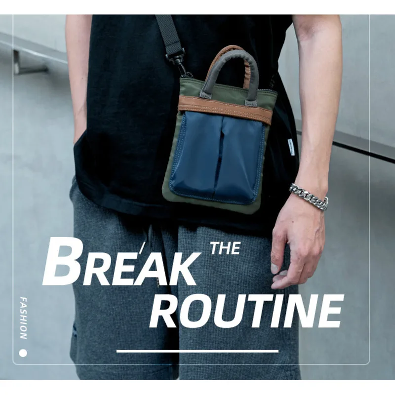 

In Stock Wholesale Chest Personalized Phone Crossbody Japanese Style Sports Small Lightweight Trendy Shoulder Men's Bag