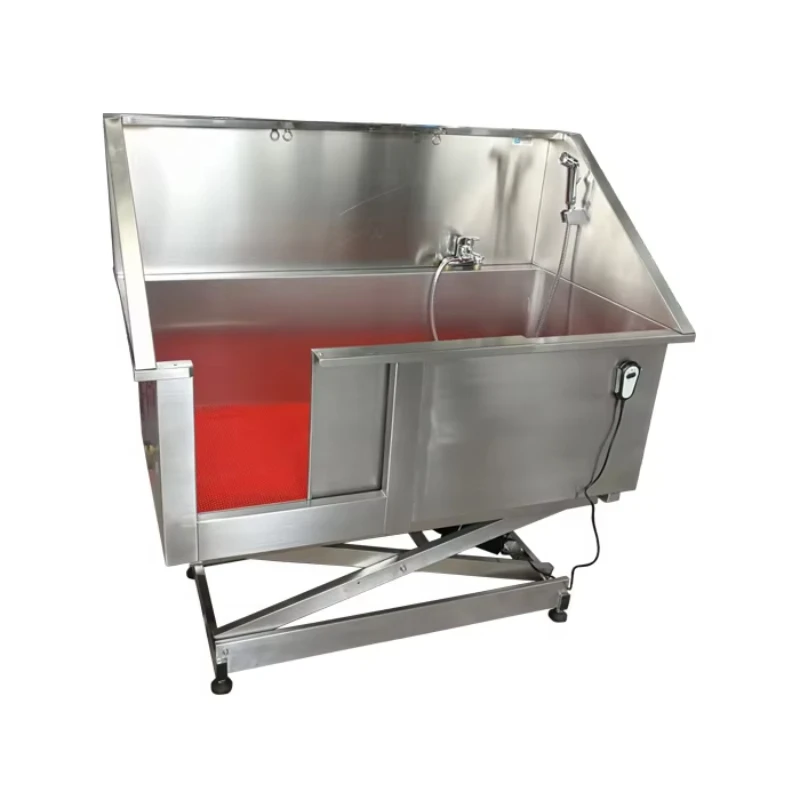 

Pet Equipment Stainless Steel Electric Lift Dog Grooming Bath For Sale
