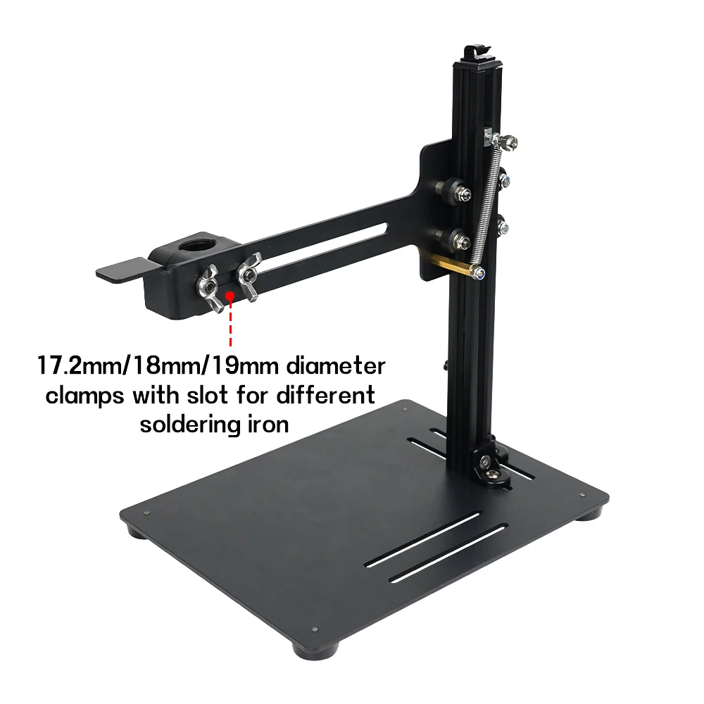 

Vertical Heat Set Insert Press Tool Pressing Machine Hot Melt Brass Knurled Nut Embedded Insertion Soldering Iron for 3D Printer