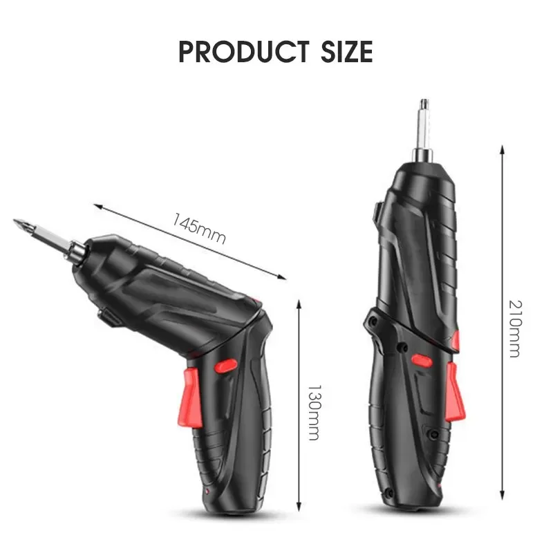 Cordless Electric Screwdriver Rechargeable  Lithium Battery Mini Drill 3.6V Power Tools Set Household Maintenance Repair