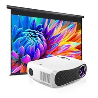 CAIWEI A12AB Pro Conference Portable 4K Hd Projector Home Wireless Android Projector Home Theater Auto Focus Projector