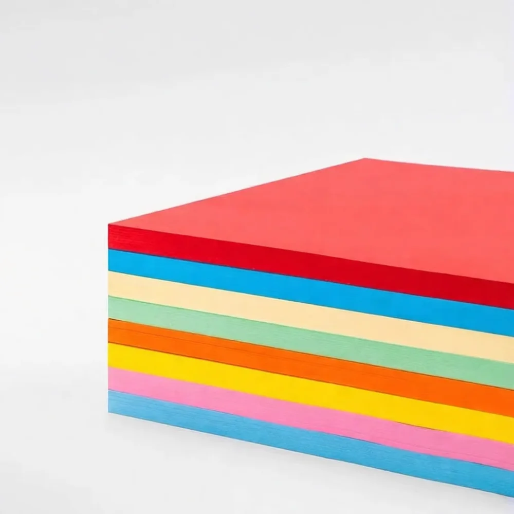 Colorful A4 Printing Paper Sheets For Qiaoguan Student DIY Crafting Folding Art Work School Office Supplies Material