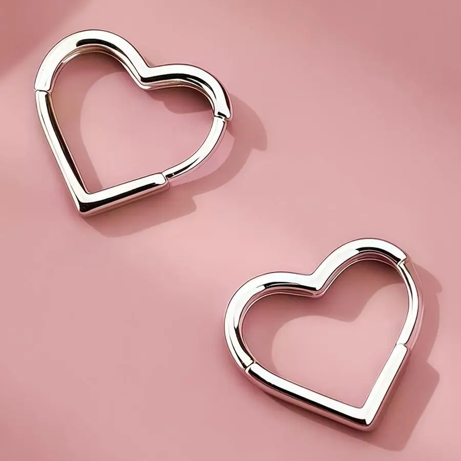 1/5/10/20/50/100pcs Hypoallergenic Stainless Steel Earrings, Comfortable to Wear, Exquisite and Versatile, Simple and Fashionabl
