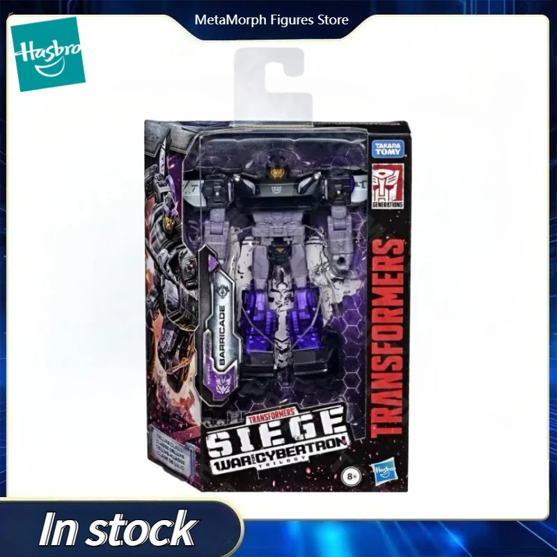 

Оригинальная фигурка Hasbro Transformers War for Cybertron Siege WFC-S41 BARRICADE, класса «Делюкс», аниме-фигурка, модель-игрушка