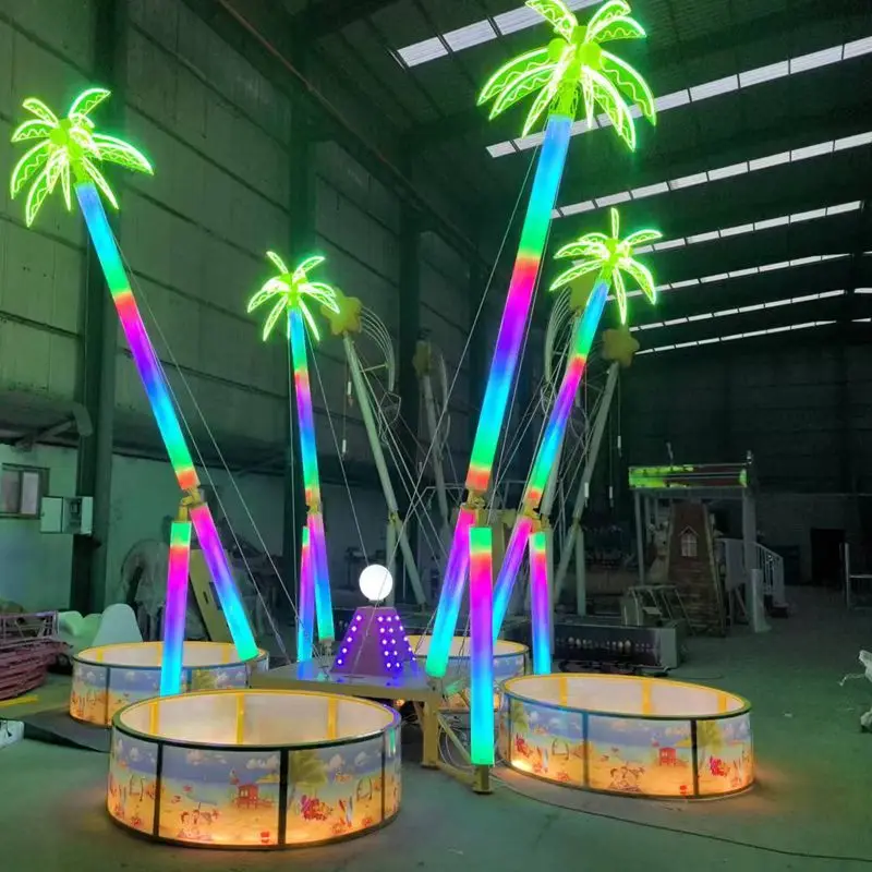 

New 4-Seater Mobile Bungee Jumping Trampoline Cheap Price Square Children's Amusement Game for Indoor Shopping Malls