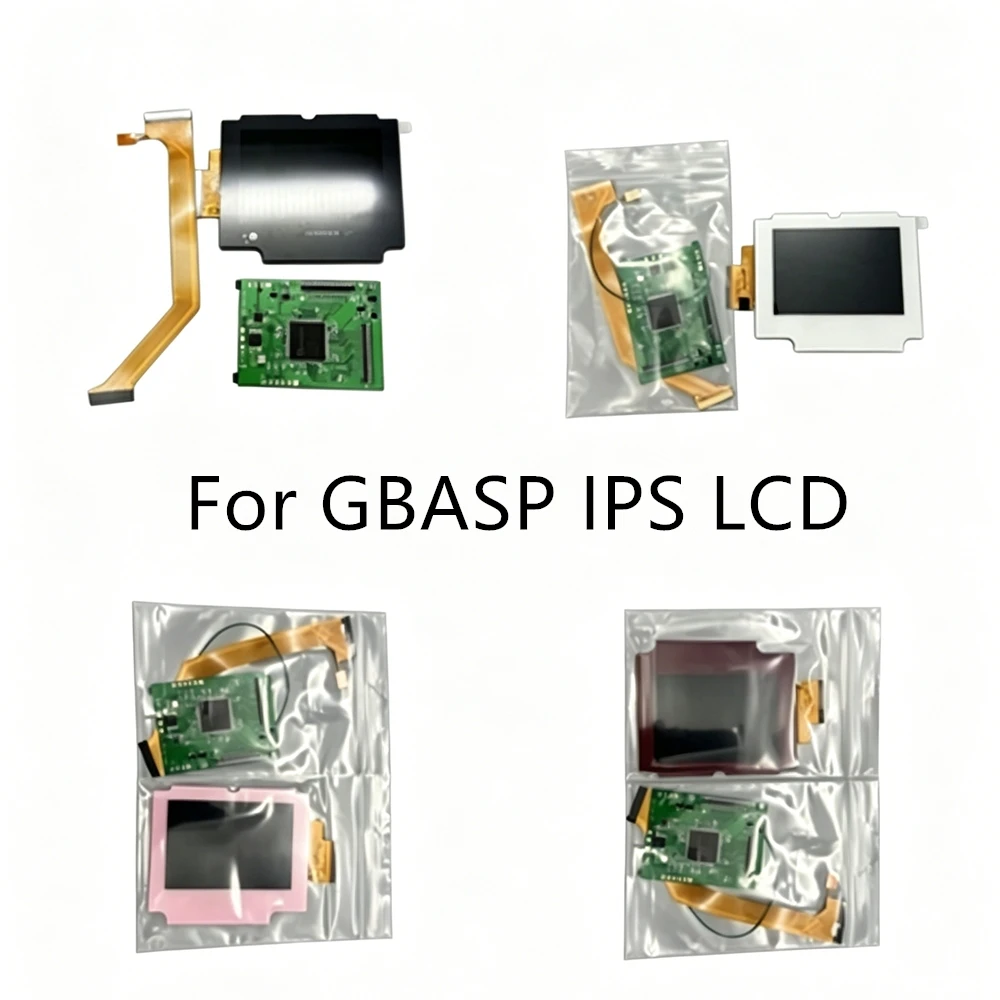 2.9インチオリジナルフレームIPS高輝度ディスプレイ（GBA SP用）、ピクセルモード調整可能な交換用LCDスクリーン