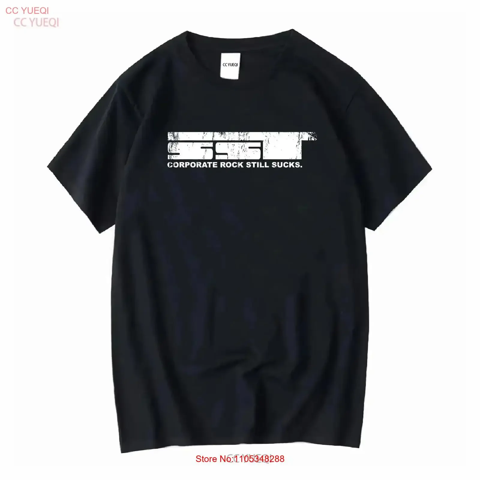 Throwbackmax SST Record Label Logo Classic Cut Premium Tri Blend Black T Shirt vintage Washed Stylish Slightly Casual vintage