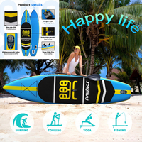 Paddle Board SUP Inflatable Paddle Board Leisure Racing Stand Surfboard Fishing Outdoor Thickened Paddle Board Water Adult