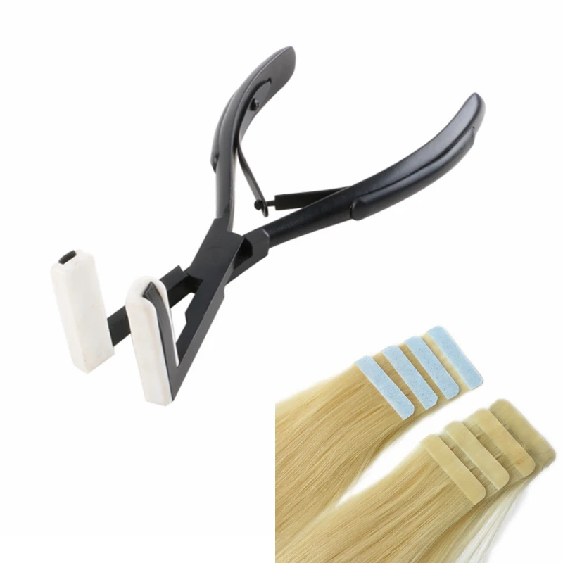 

Wholesale Price Pro Range 4.5cm Black Color Stainless Steel Hair Pliers Ergonomic Design Tape Hair Pliers for Tape Hair