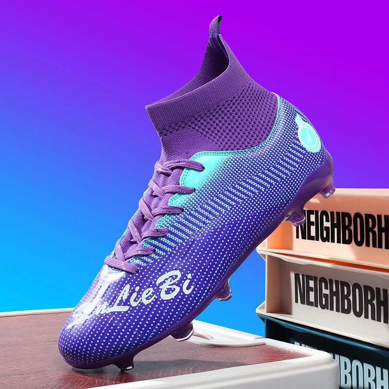 

Ultralight Men Football Field Boots Society Cleats Soccer Shoes Fast Professional Football Shoes Sneaker TF/FG Indoor Non-Slip