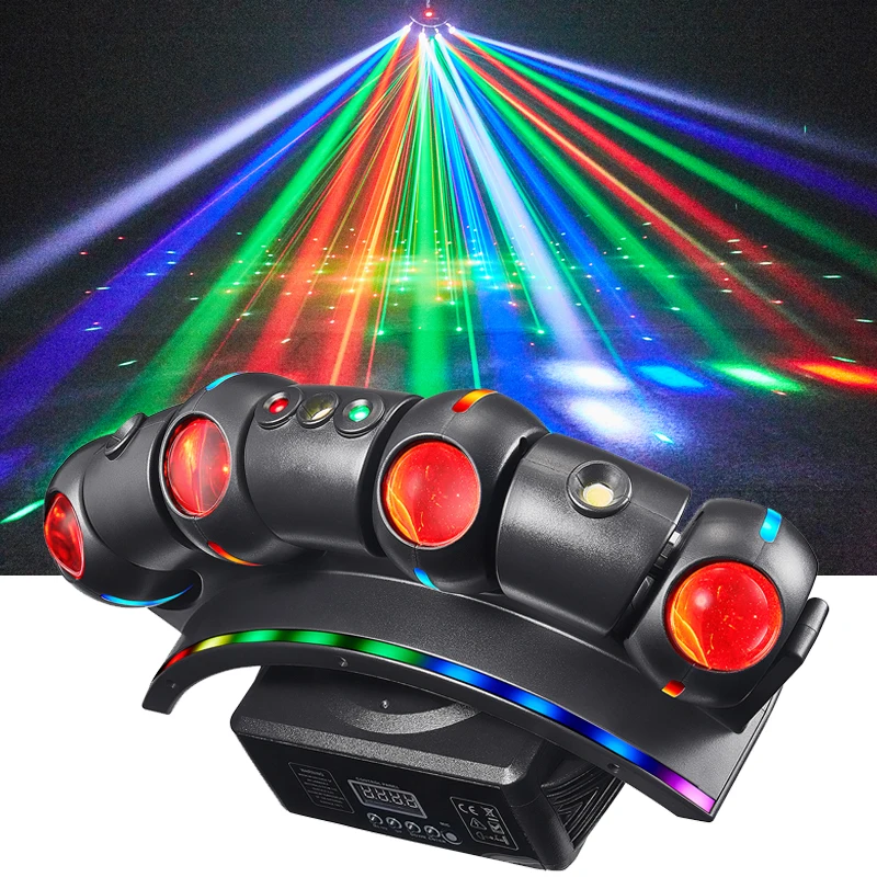 4-luci-da-palco-per-dj-e-discoteche-mini-luci-a-testa-mobile-con-led-fascio-laser-strobo-3-in-1-controllo-dmx512-e-telecomando-ideali-per-feste-bar-e-natale