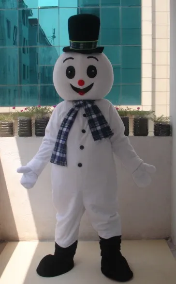 

New Adult Best Sale Lovely Snowman Animal Cartoon Mascot Costume Christmas Fancy Dress Halloween Mascot Costume