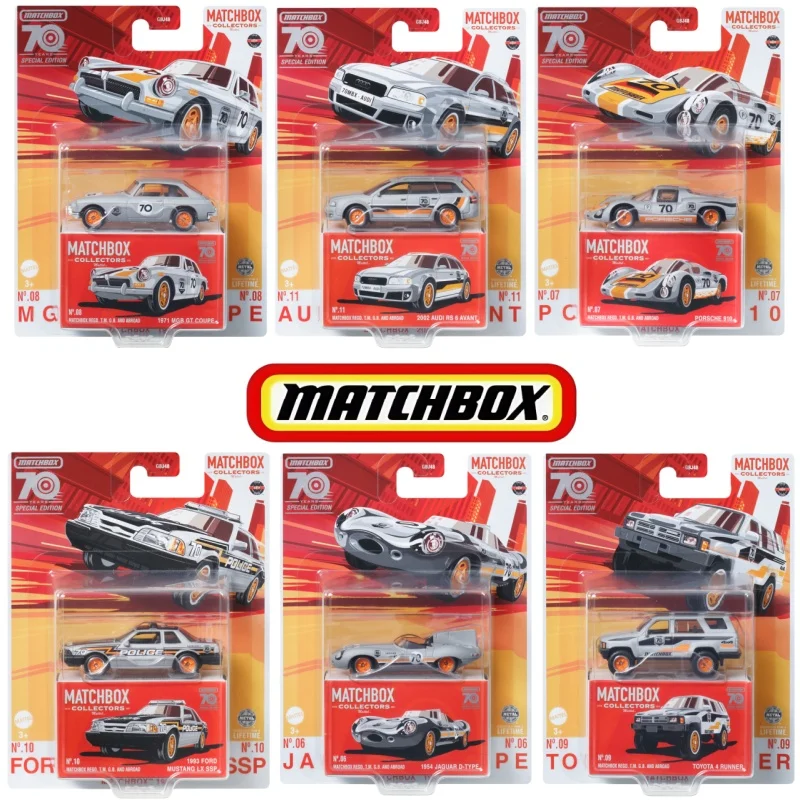 Collectores Matchbox para Toyota 4RUNNER, modelo de coche de aleación fundida, juguetes de regalos de cumpleaños, GBJ48 1/64 Porsche 911, nuevo