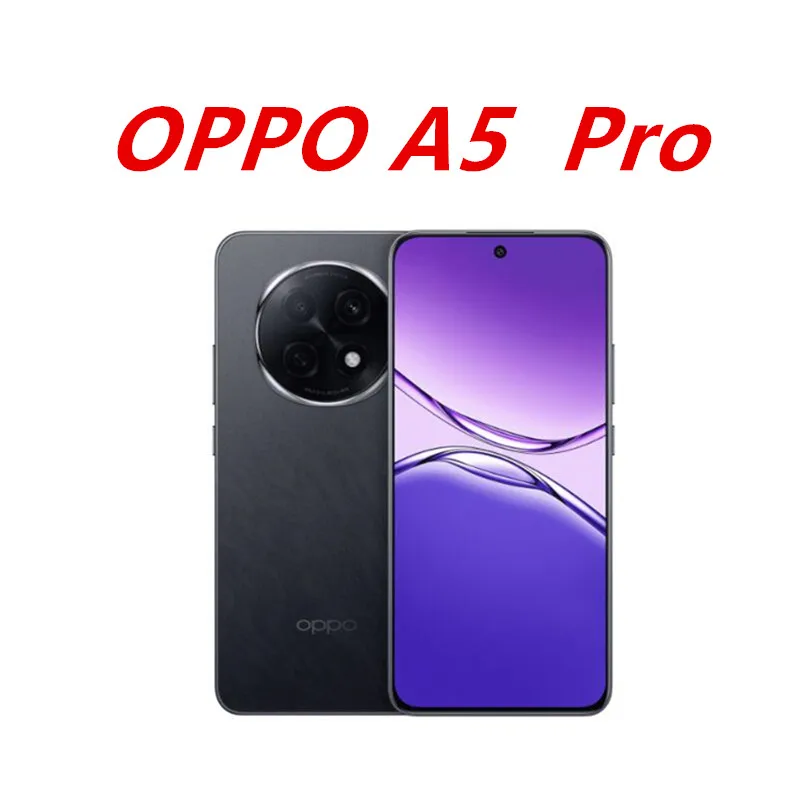 جديد OPPO A5 Pro 6000mAh 80W SuperVOOC البعد 7300 6.7 بوصة AMOLED 120 هرتز NFC OTA تحديث 50MP OIS