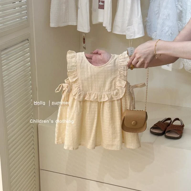 

Baby Girl Dress Girls Summer Dress 2024 New Little Girl Princess Dresses Fashion Comfort Children Dress Little Child Summer